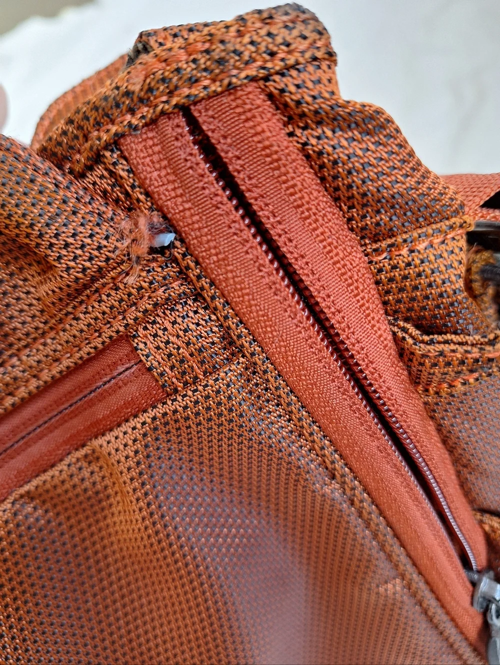 Tumi T-Tech Laptop Messenger Bag - Orange Flame Ballistic Nylon Used